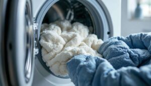 Daunenjacke waschen ohne Klumpen: So wird sie in der Maschine wieder fluffig