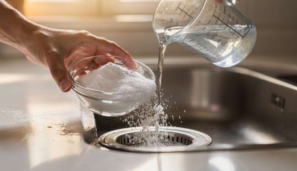 Verstopfter Abfluss: Diese Hausmittel-Methode spart den Klempner