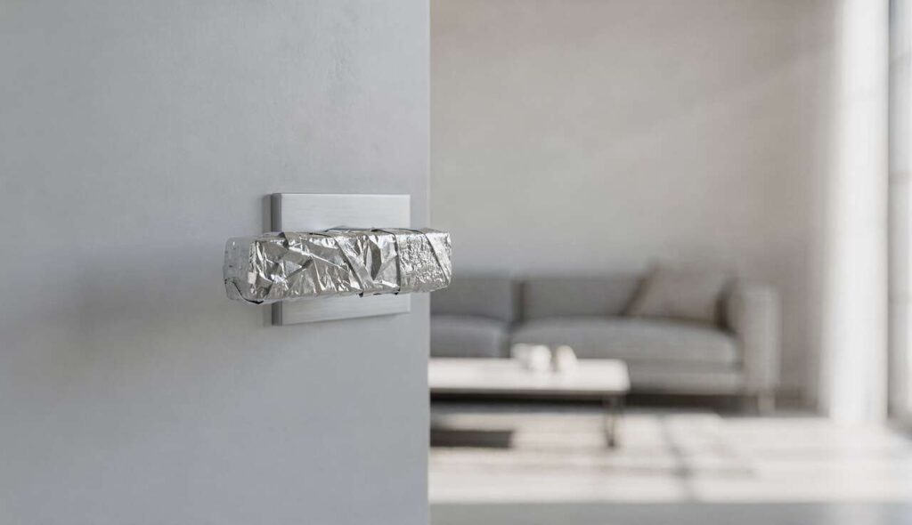 Alufolie an der Türklinke: Was hinter dem viralen Haushaltstrend steckt