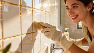 Fliesenfugen reinigen: So werden sie ohne Schrubben wieder weiß