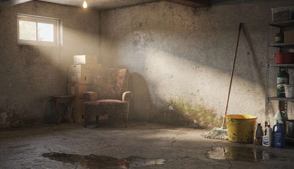 Muffiger Keller im Frühjahr: Drei Maßnahmen, die Schimmelbildung jetzt verhindern