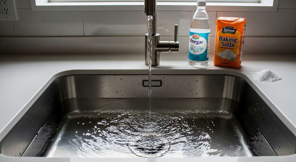 Abfluss frei machen: Warum Klempner von der Essig-Natron-Methode abraten